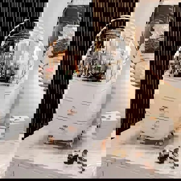 smartbies Large Capacity Makeup Organiser Storage With Drawer Gift for women