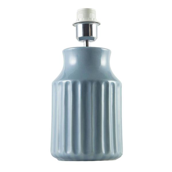 Elegant Ceramic Table Lamp Base with Soft Duck Egg Blue Glazed Finish Image 1