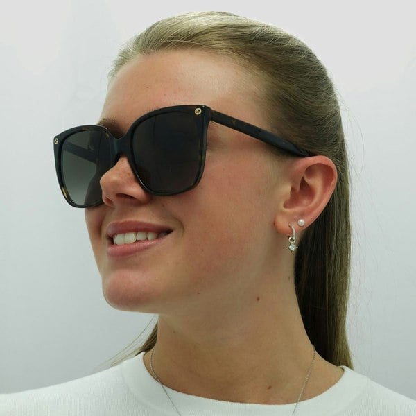Gucci Sunglasses GG0022S 003 Havana Grey Gradient