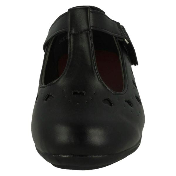 Spot On Girls Spot On Heart Detail T-Bar School Shoes