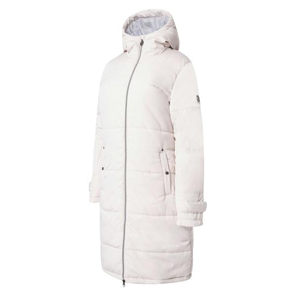 Dare 2B Womens/Ladies Reputable II Long Length Padded Jacket - Barley White - 