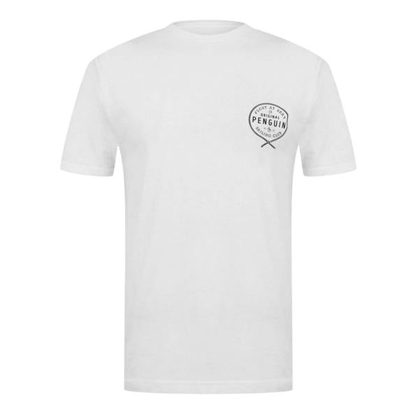 Original Penguin Mens Rope Regular T-Shirt - White - 
