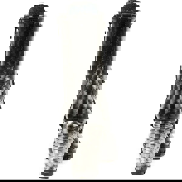 New Rock TR001-S1 Ladies Trail Black 100% Leather Gothic Punk Lace Boots