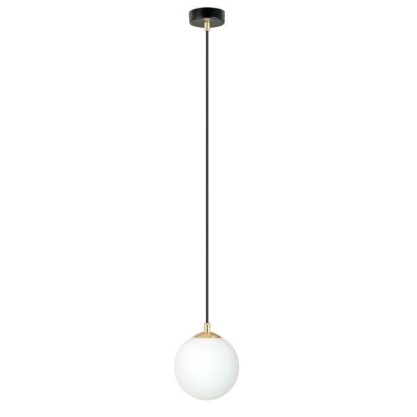 Emibig ROYAL  Pendant lamp 1 x E14  Black, gold with White Shade