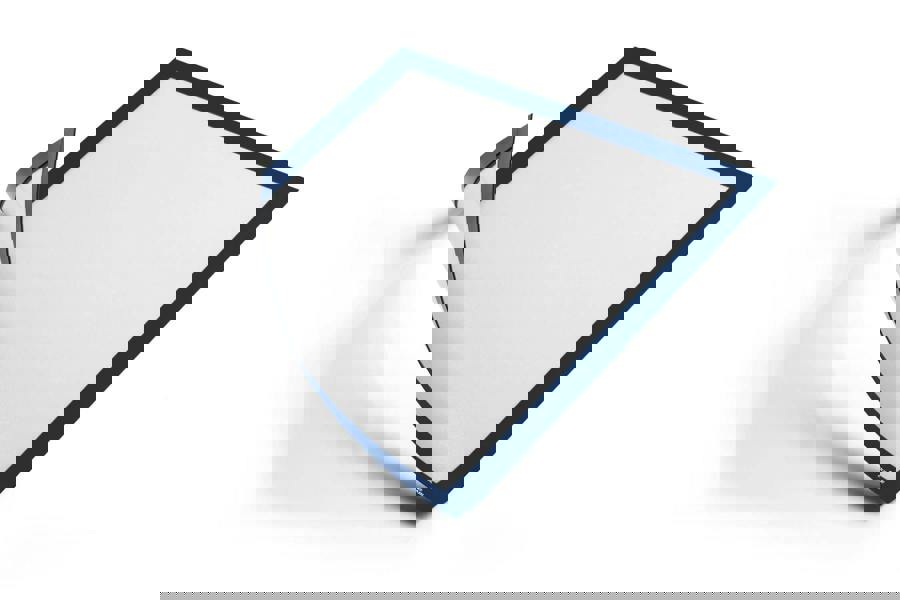 Durable DURAFRAME Magnetic Document Signage Frame for Metal | 5 Pack | A4 Blue