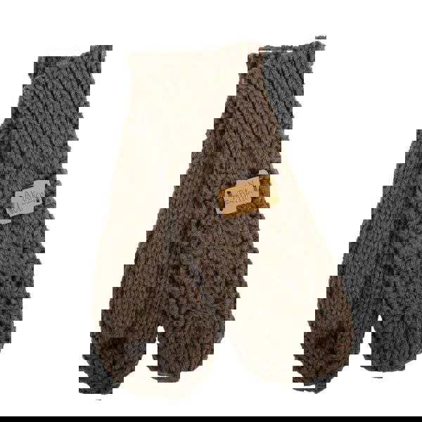 Aran Cable Knit Mittens Stay Cozy & Chic with Aran Cable Knit Mittens | Diamond Cable Design