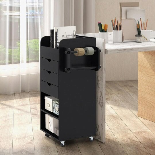 Havendro Storage Cart Rack Trolley on Wheels Roll Cart Kitchen Storage Shelf Organiser