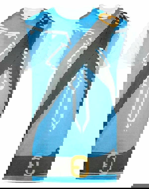 Nintendo Mens Blue Link Short Sleeved T-Shirt