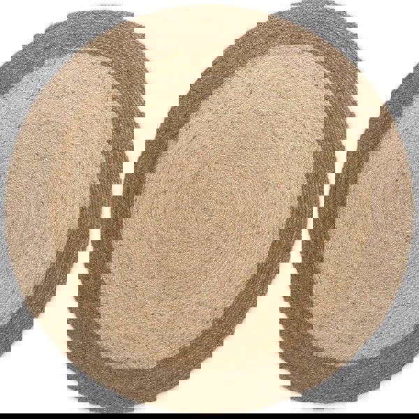 The Rugs Jutta Natural Round Jute Rug - Stylish & Comfort