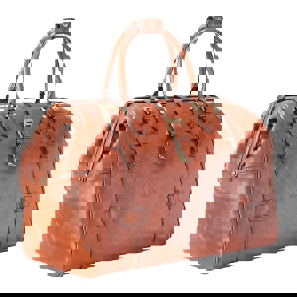 Infinity Leather Windsor - Genuine Leather Large Travel Duffle Bag