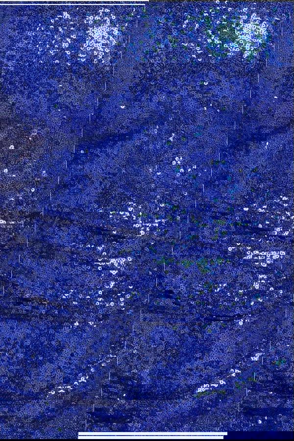 Sequin Portrait Neckline Maxi Dress - Royal Blue DR335P