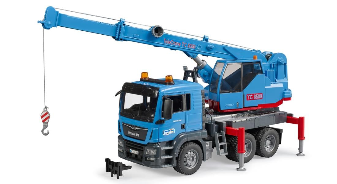 Bruder MAN TGS Crane truck Detailed Vehicle & Playset Model