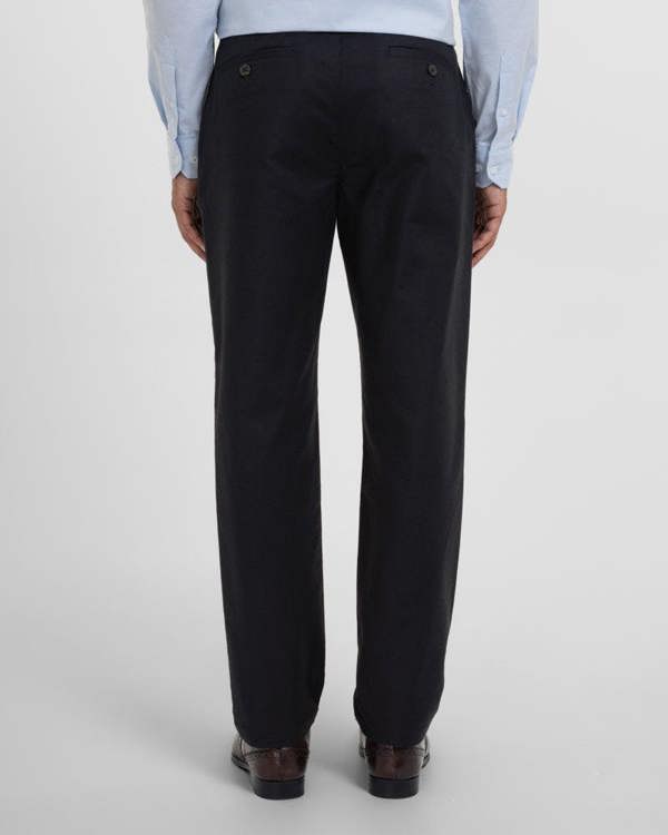 Steel & Jelly Smart Slim Fit Cotton Stretch Chino Trousers
