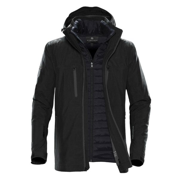 Stormtech Mens Matrix System Jacket - Black/Carbon