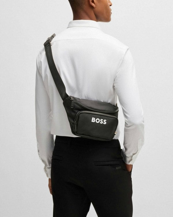 BOSS Orange Catch 3.0 Mens Structured Belt Bag with Contrast Logo