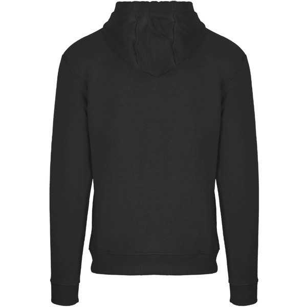 Aquascutum London Embossed Signature Logo Zip-Up Hoodie - Black