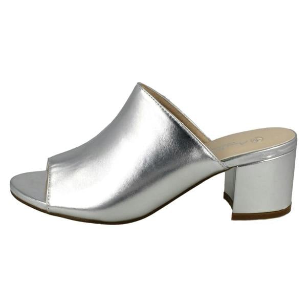 Anne Michelle Ladies Anne Michelle Chunky Heel Mule Sandals F10664