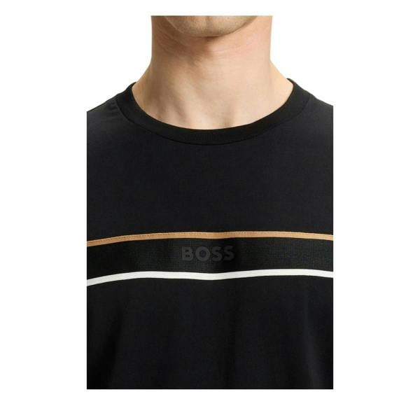 Boss Mens Cotton Jersey T-Shirt - Black - 
