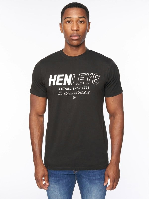 Henleys Melvern T-Shirt Black