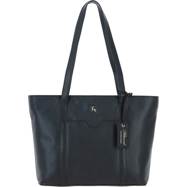 Elegant Real Leather Shoulder Bag: 64668