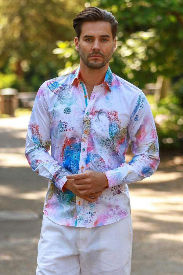 THE SUMMER MIRAGE PRINT SHIRT - Claudio Lugli Shirts