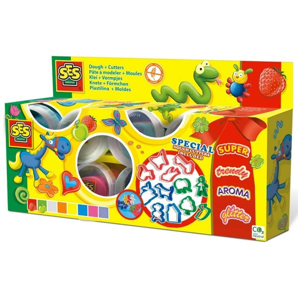 SES Creative Dough mania 8x90gr with cutters