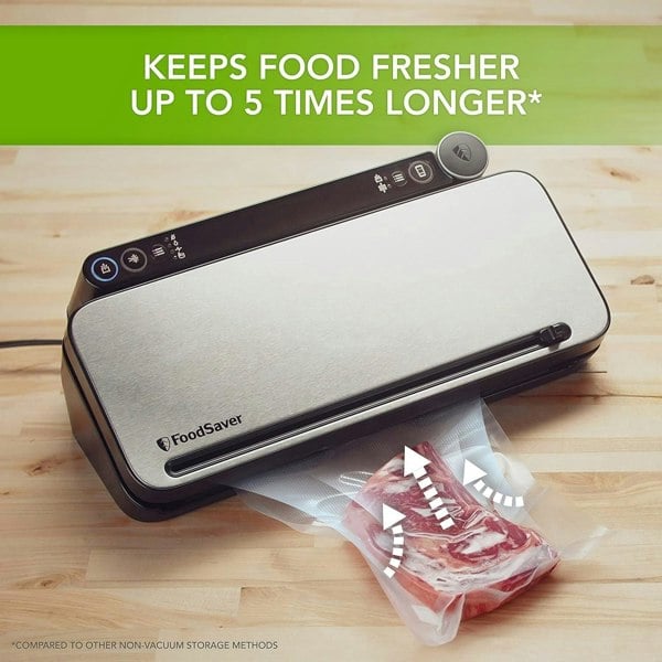 FoodSaver Multi-Use Food Preservation System Food Vacuum Sealer Machine Silver