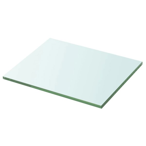 Berkfield Shelf Panel Glass Clear 20x25 cm