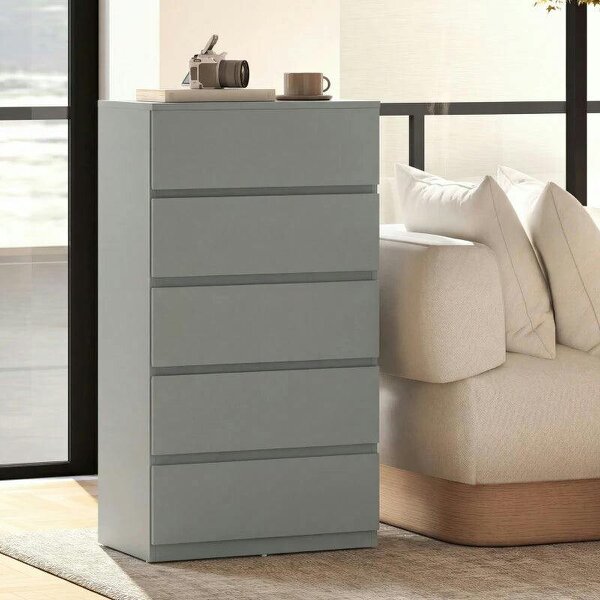 Chest of Drawers, 5-Drawer Storage Cabinets, Modern Dresser, Storage Drawer Unit for Bedroom