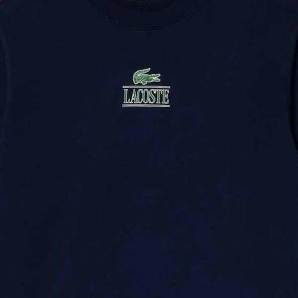 Lacoste Unisex Adult Logo Sweatshirt - Navy Blue - 