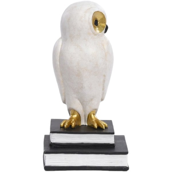 Maison des Cadeaux Wise White Owl Bookends