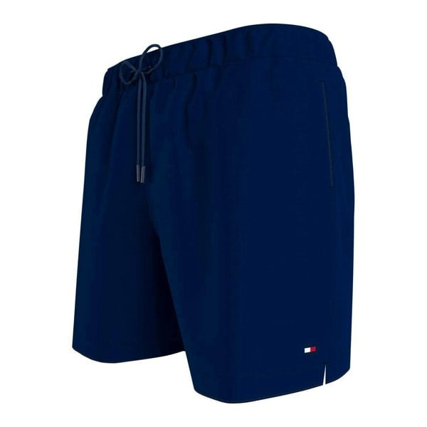 Tommy Hilfiger Mens Essential Logo Swim Shorts - Blue
