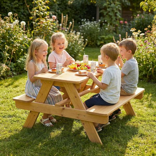 Kids Garden Table and Chair Set