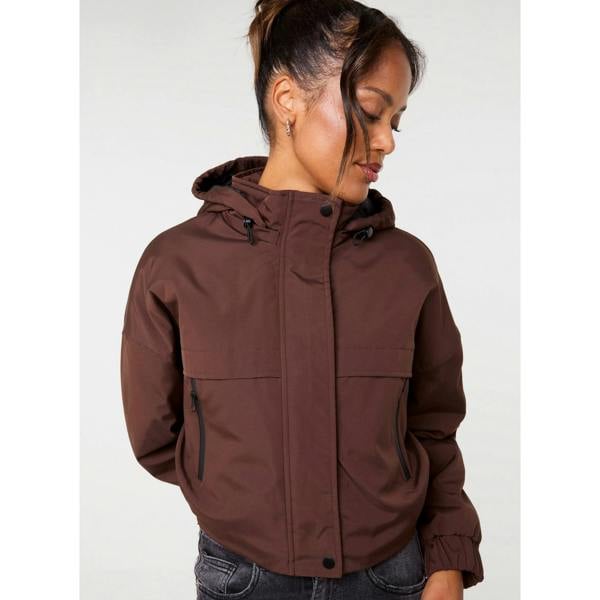 Pink Vanilla Hooded Padded Sports Jacket