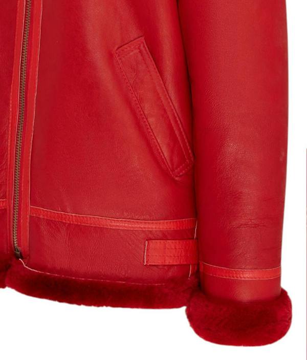 Infinity Leather Mens B3 Bomber RAF Aviator Sheepskin Jacket -Wyndham
