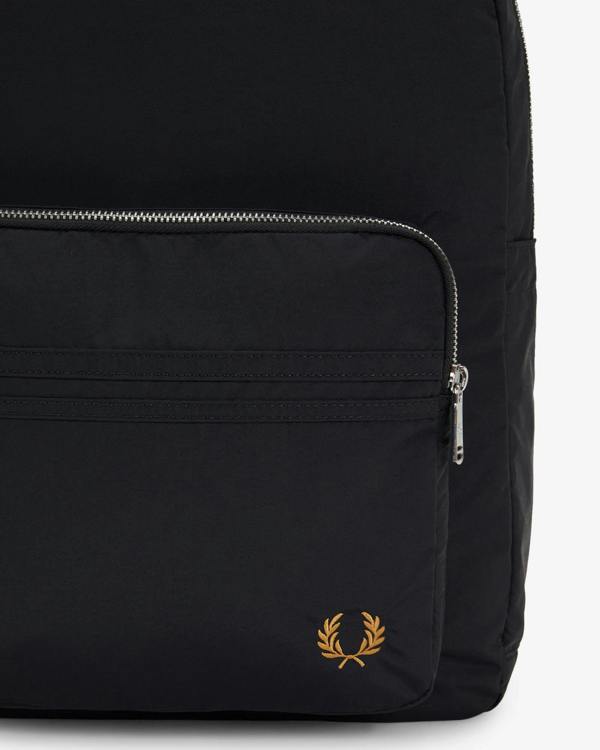 Fred Perry Mens Brentham Backpack - Black 102 | CHO | Designer Mens Backpacks