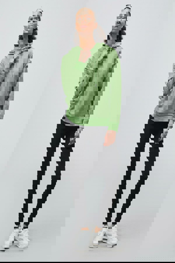 ENORSIA Slogan Life Tonnel Rib Hoodies