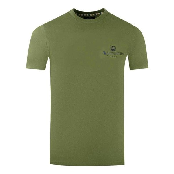 Aquascutum Mens London Aldis Logo T-Shirt - Green