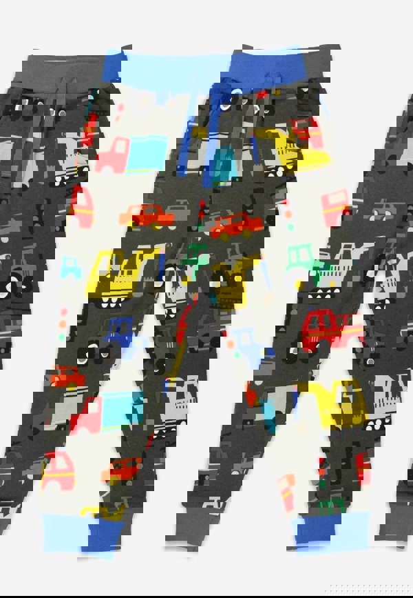 Organic Transport Print Joggers - Toby Tiger