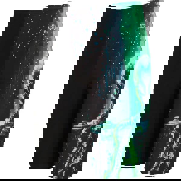 Zoggs Boys XFile Mid Swim Jammer - Black/Green