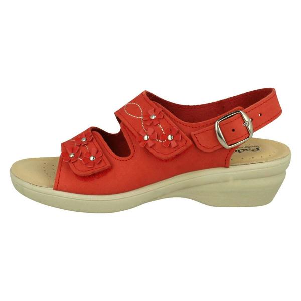 Padders Ladies Padders Hook & Loop Sandals Bluebell