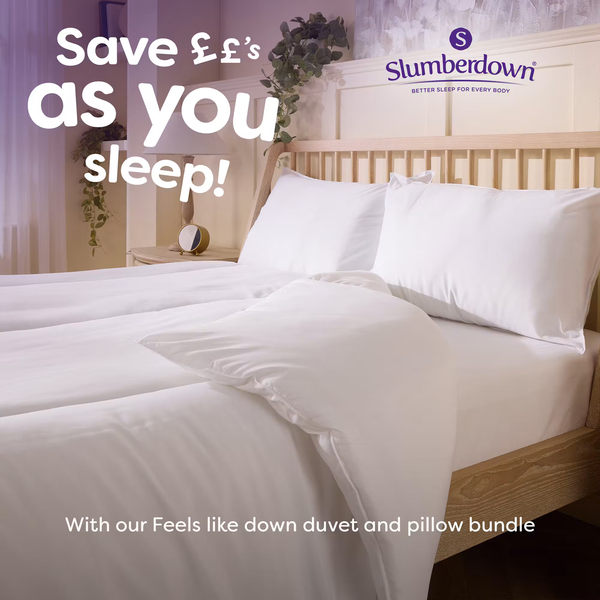 Slumberdown Feels Like Down Medium Support Pillow