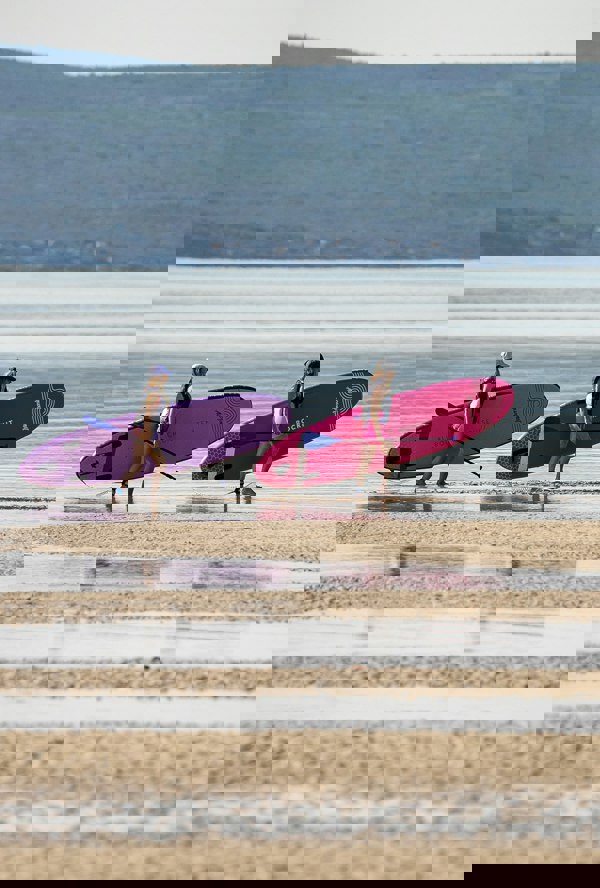 Aquaplanet ROCKIT 10’2" Inflatable Paddle Board/Kayak Package - Pink