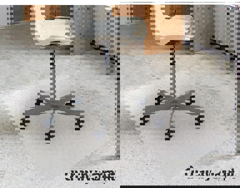 Marlow PVC Chair Mat Office Carpet Floor Protectors Non Slip Computer 120X90cm