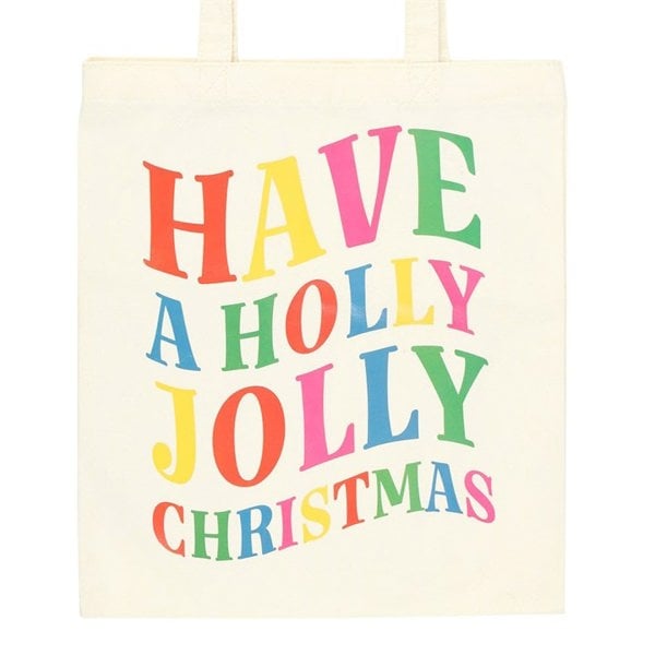 Serano Holly Jolly Christmas Polyester Tote Bag