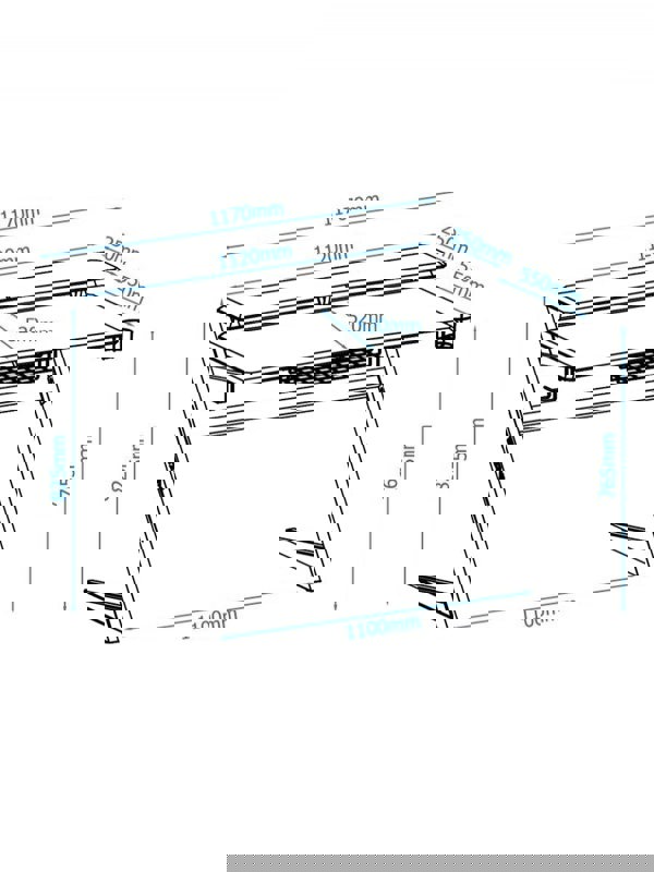 Dorel Home Aries Gaming Desk in Black / Red