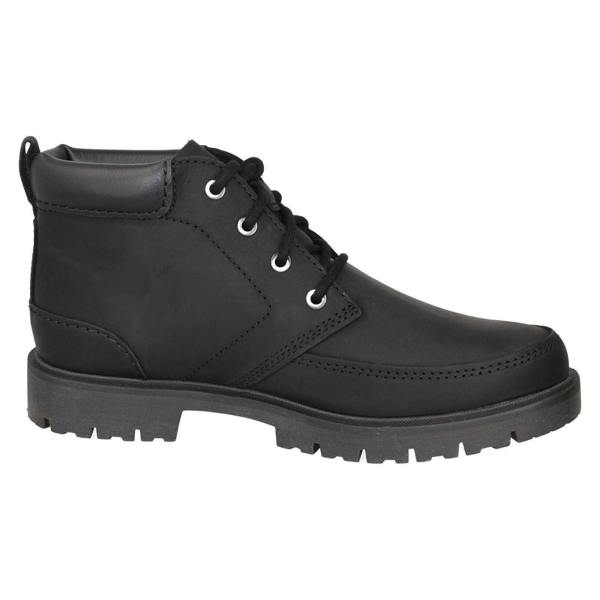 Clarks Mens Clarks Leather Lace Up Ankle Boots Rossdale Mid