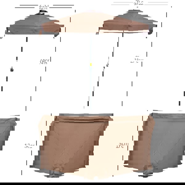 Half Patio Umbrella