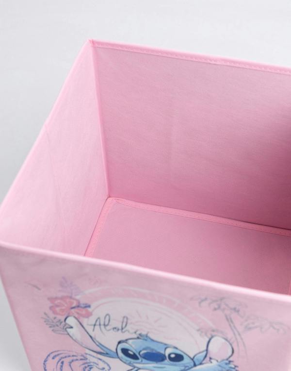 Lilo & Stitch Girls Pink Character Storage Cube Twin Pack (One Size)