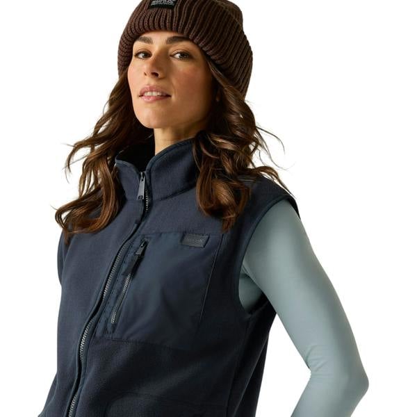 Regatta Womens/Ladies Frankie Microfleece Body Warmer - Navy - 